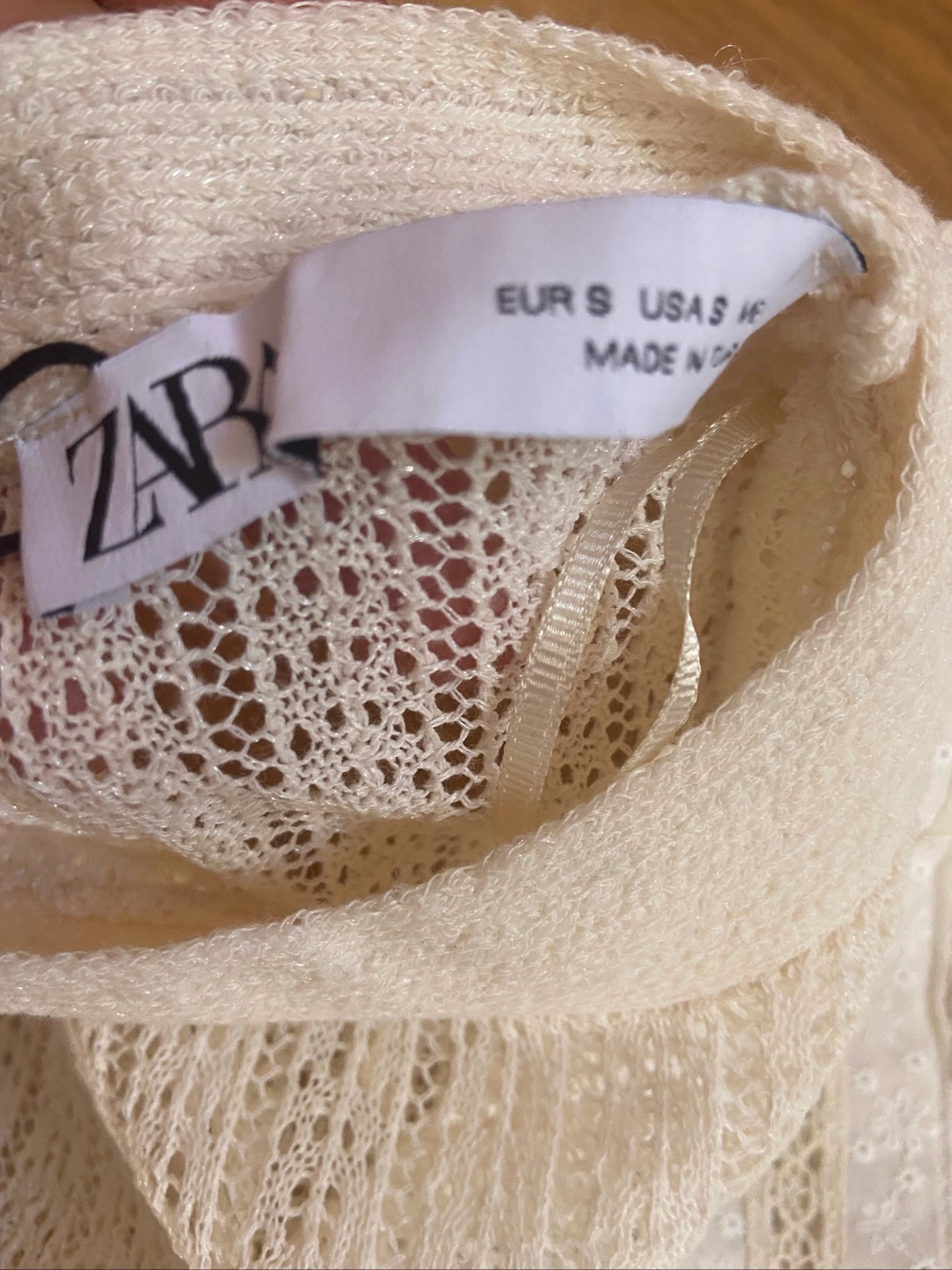 Zara crochet shirt – photo 3